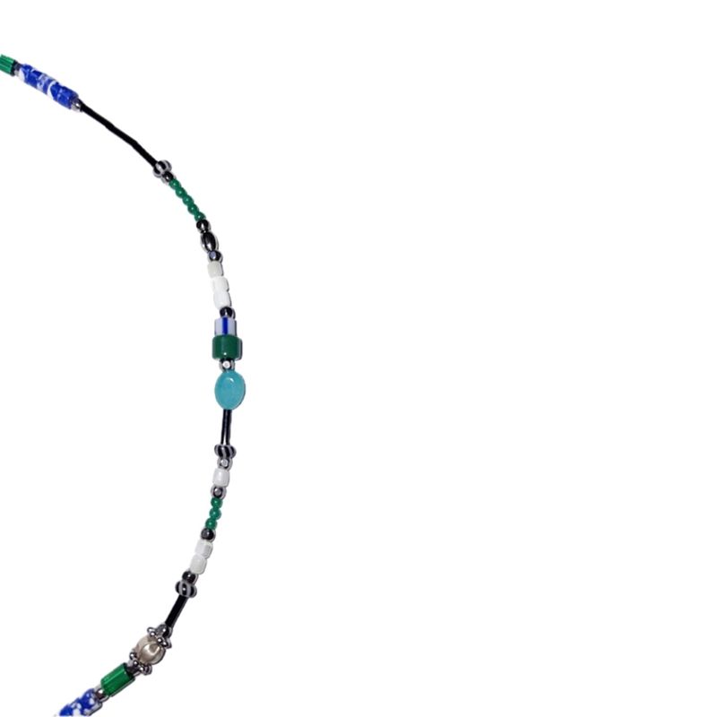 paisley gemstone necklace 001