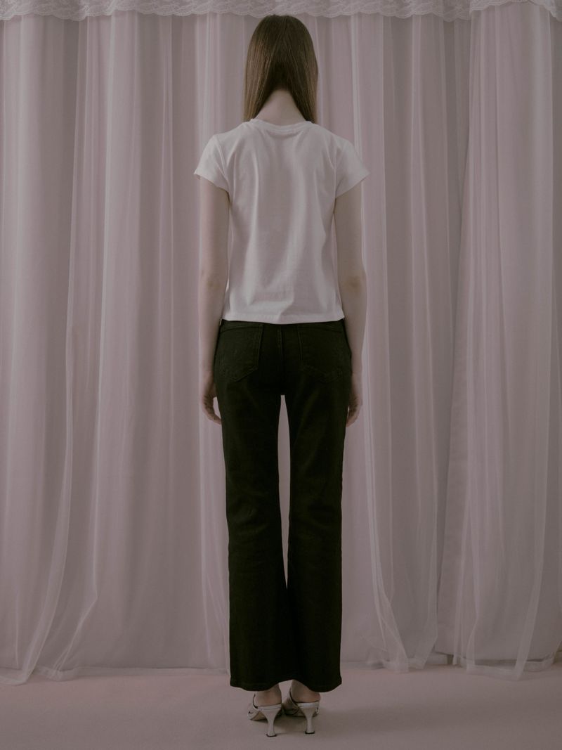 Rose Hotfix T White