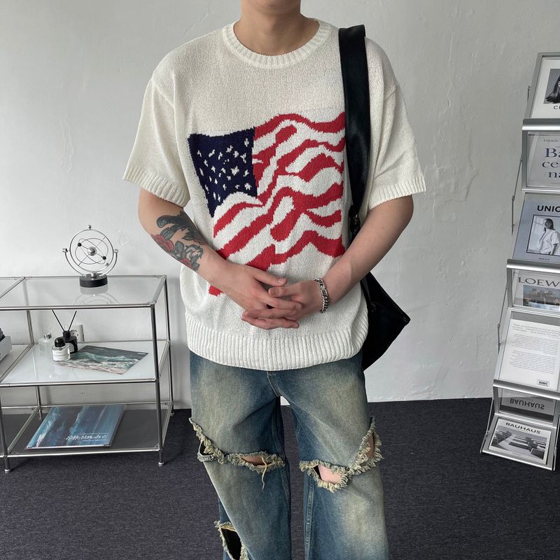 CM - USA Flag Knitwear (4 colors)