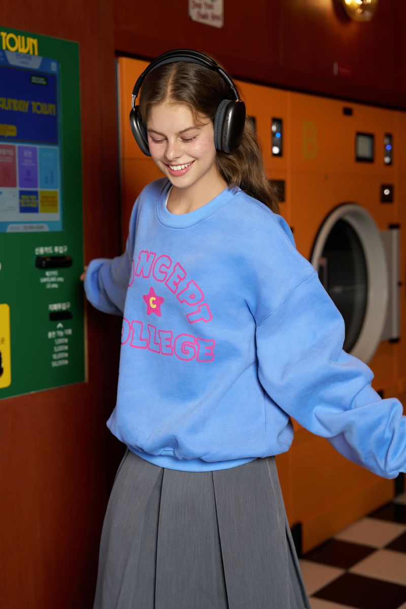 Handlogo sweatshirt / Blue [Unisex]