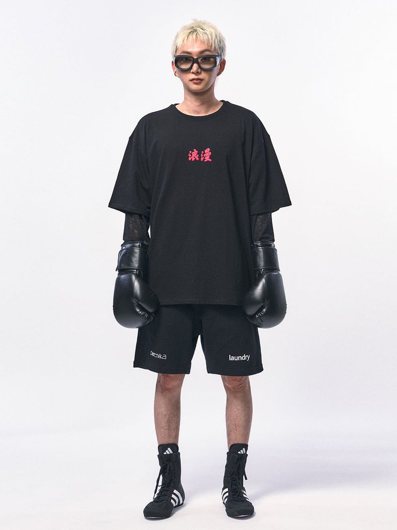 ロマンスTシャツ BLACK