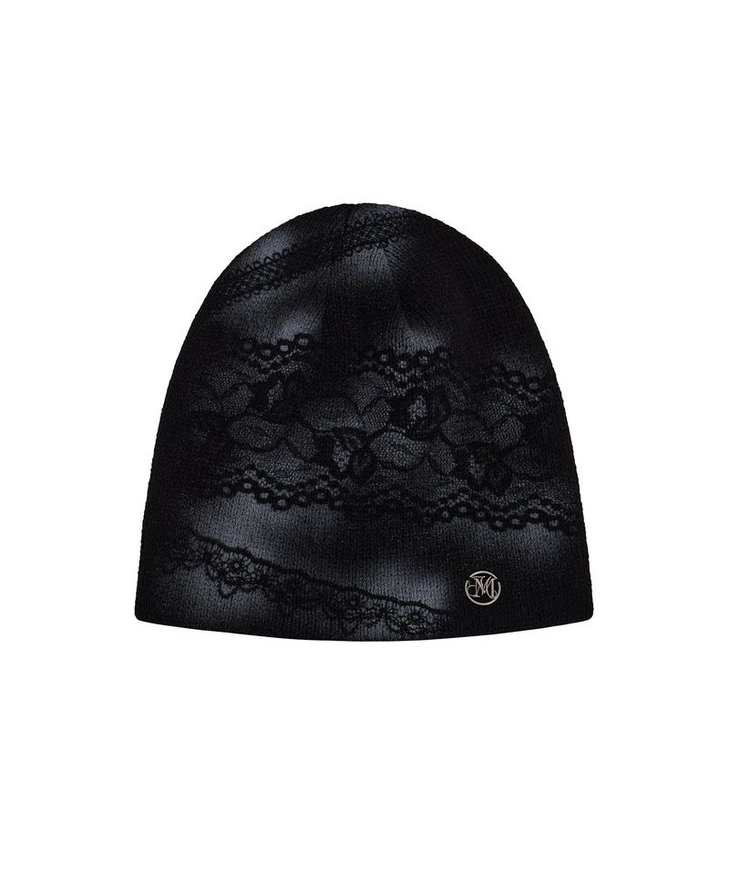 MIDNIGHT MOVE（ミッドナイトムーブ）の「lace beanie (black)（Hats）」
