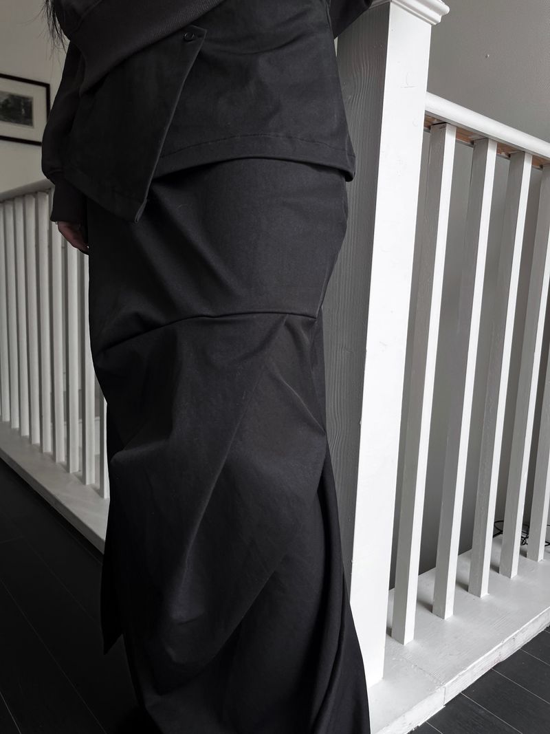 [set] from wrap long skirt (2color)