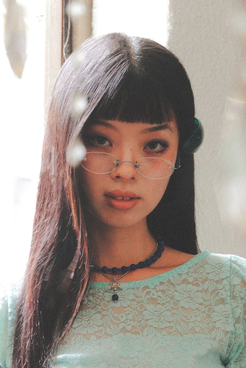 紅煙 Suryeon necklace (2way) (Black/Blue)