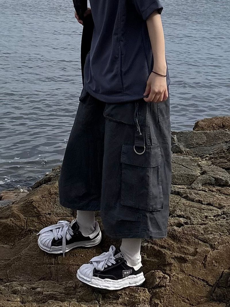 cation d-ring bermuda pants