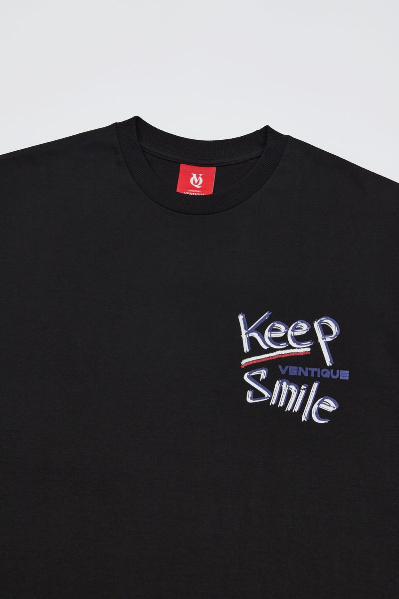 Keep smile T-shirt 2color