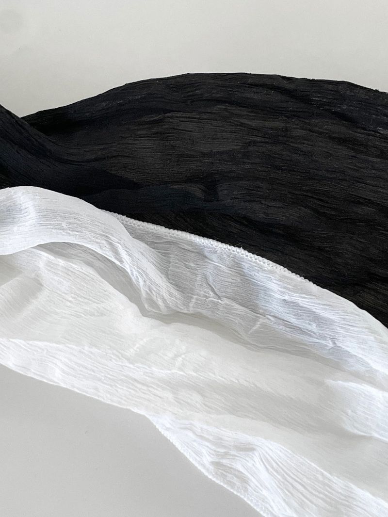 Wrinkle crazy scarf