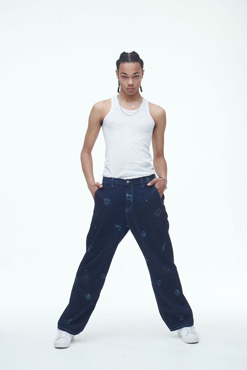Jeju Beach Denim Pants