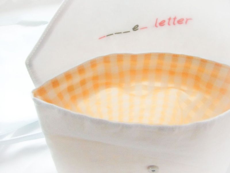 Letter Bag White Sorbet