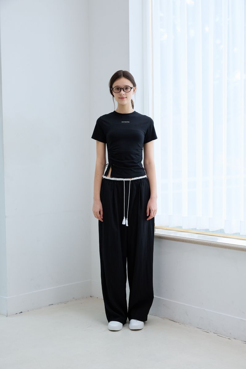 MORI LINE SLIT FLOW T-SHIRT
