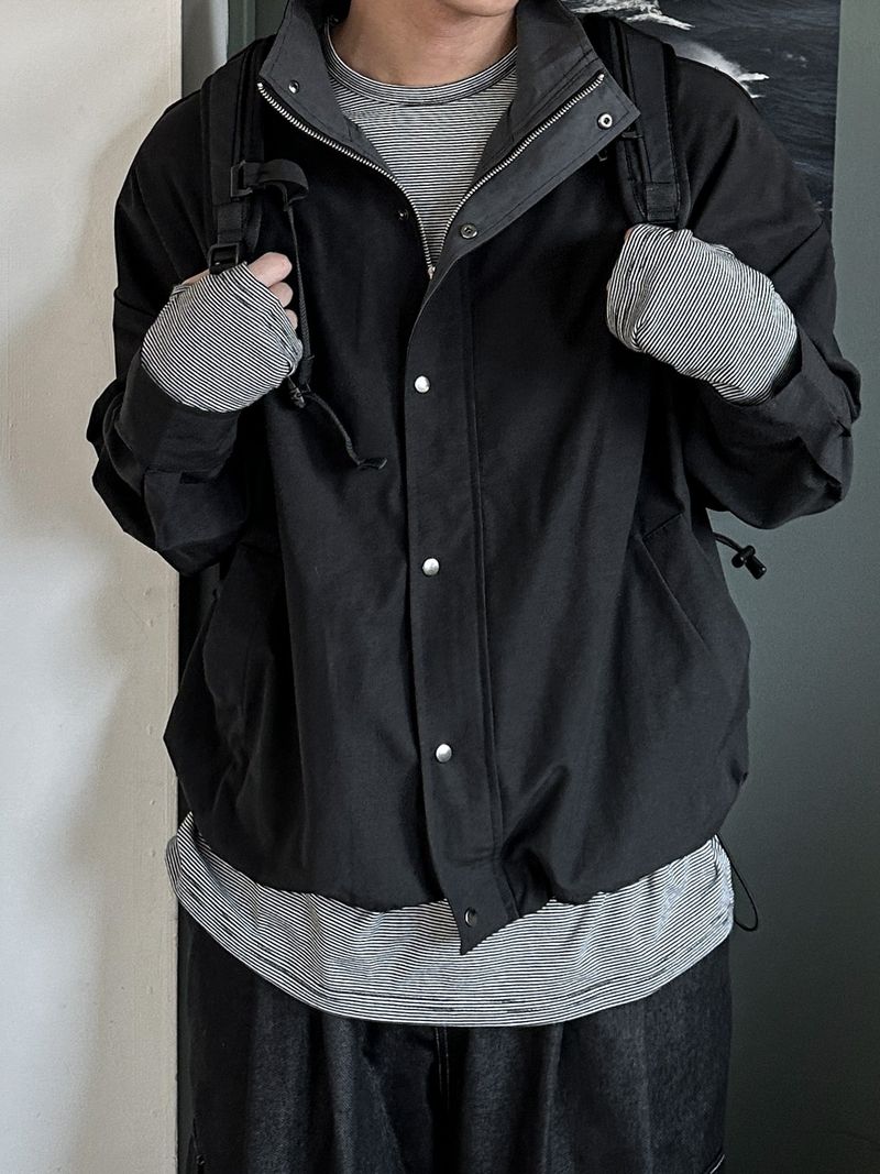 Taco Walk Color Block Short Jacket