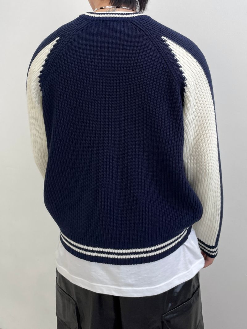 Nordi varsity knit zip-up 4C