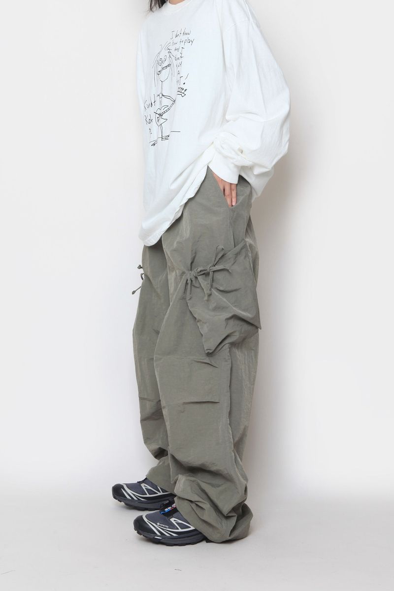 Shirring Pocket Cargo Pants