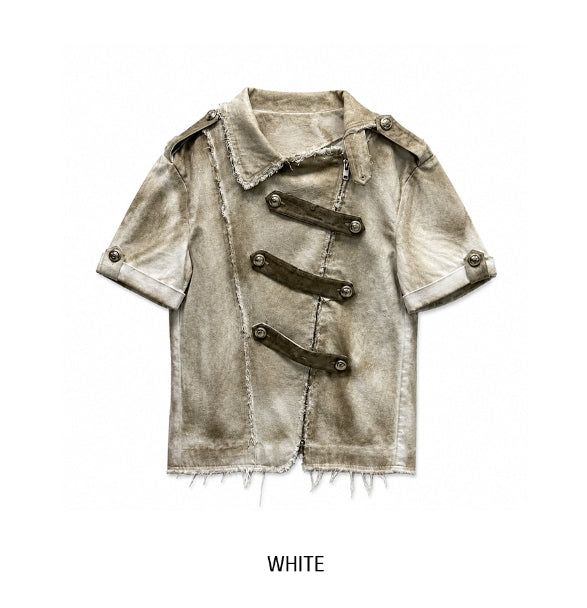 26SS★ [PLAN MADE] Blake Cutoff Napoleon Jacket