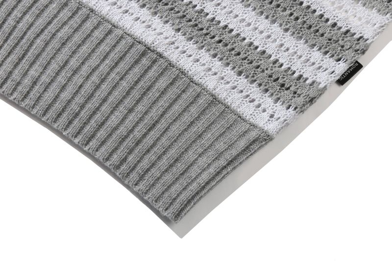 PUNCHING KNIT POLO_GRAY