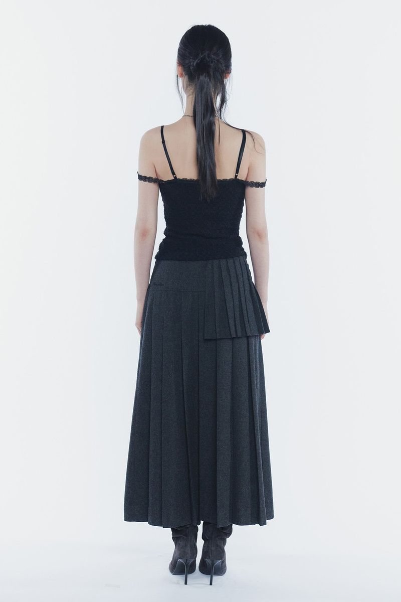 VERA LACE TOP black