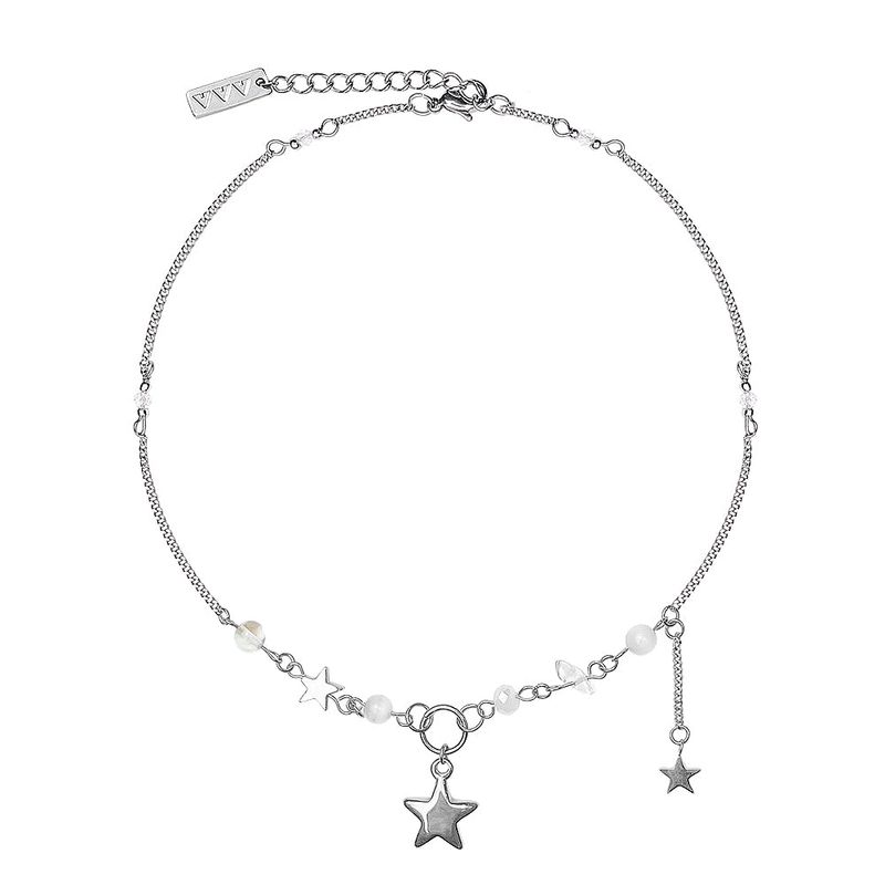 VVV（ブイブイブイ）の「Star Pendant Beads Chain Surgical Necklace（Accessories）」