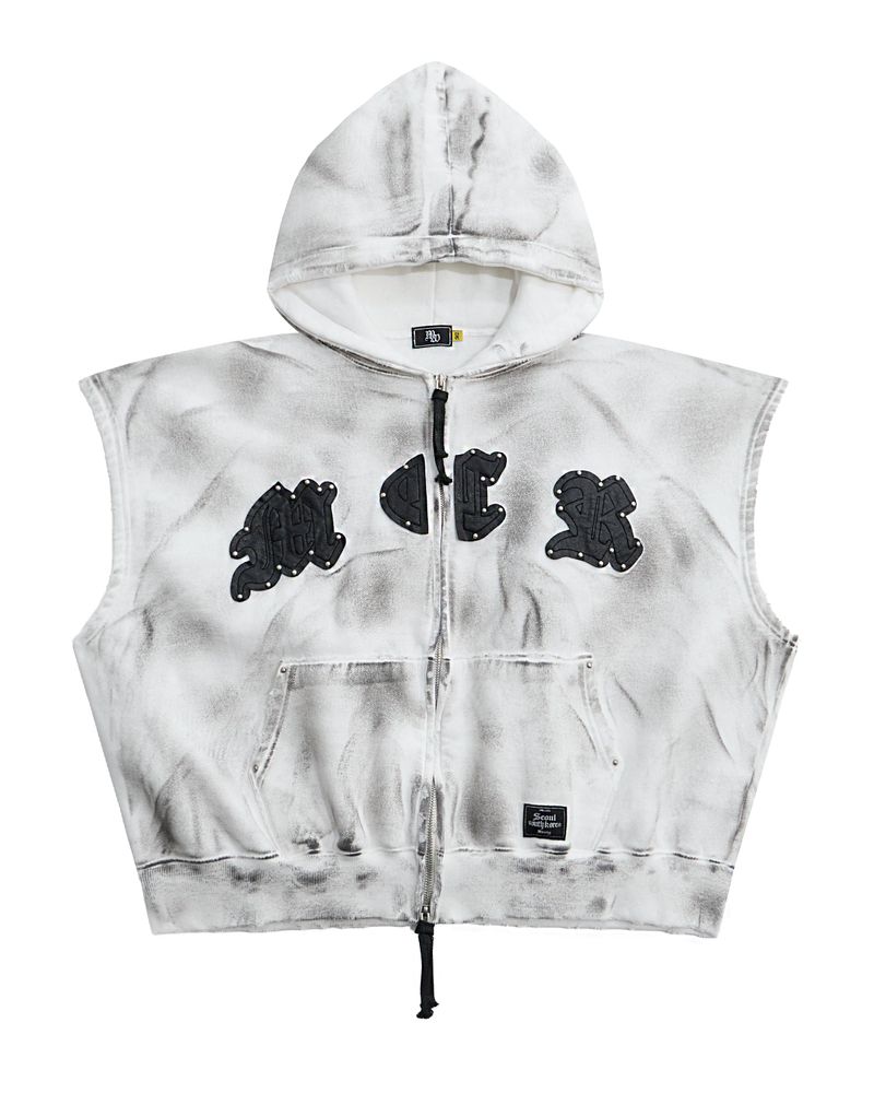 M.C.R. code stud zip-up vest HD IV