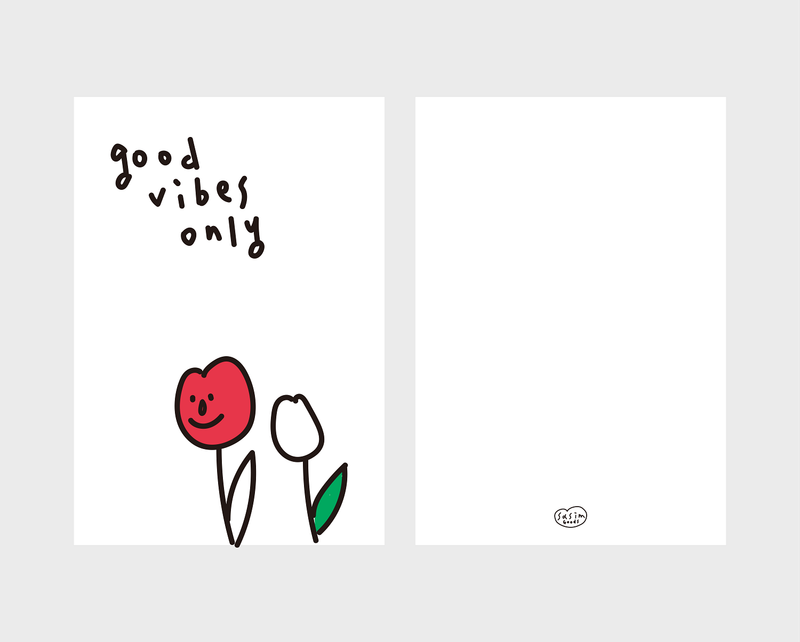 POSTCARD_GOOD VIBES ONLY
