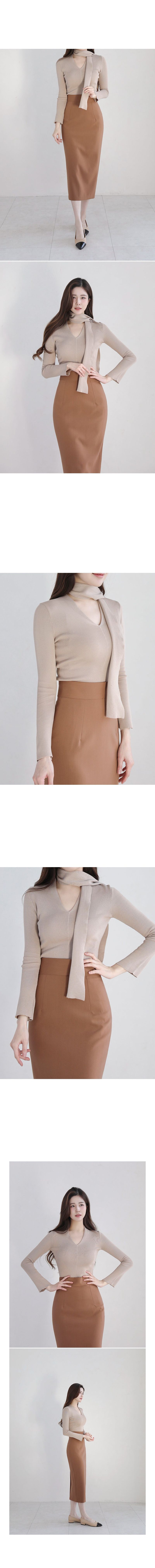 Fera High Waist Pencil Skirt