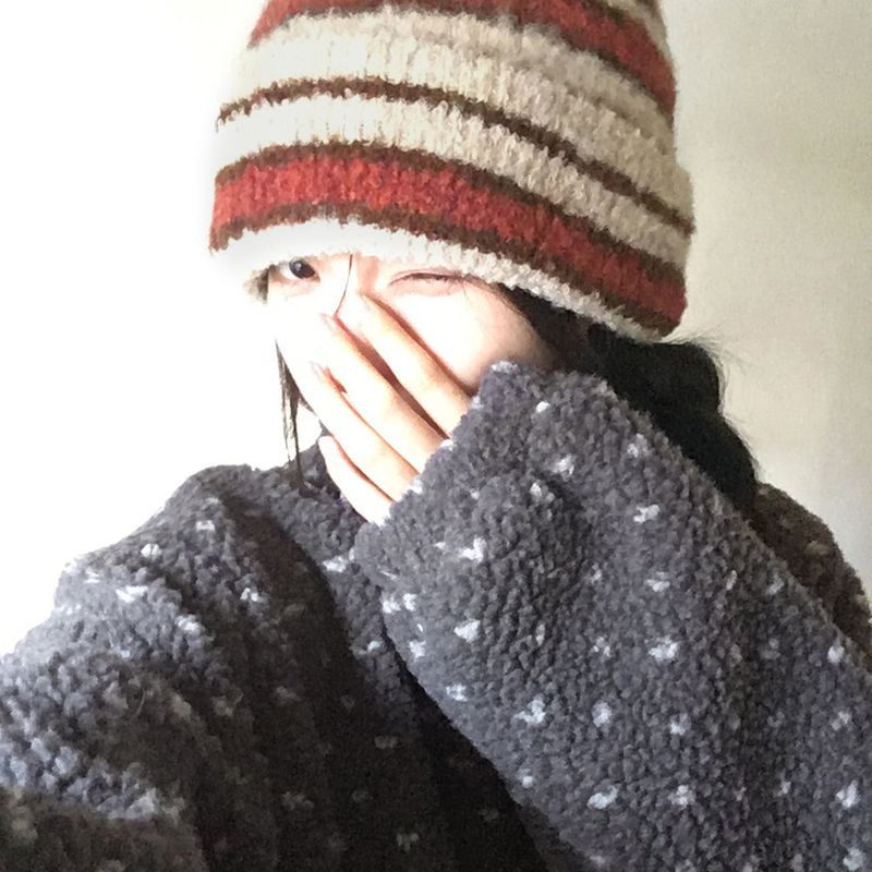 WONDER WONDER(ワンダーワンダー)の「Luba Stripe Beanie Hat(Hats)」