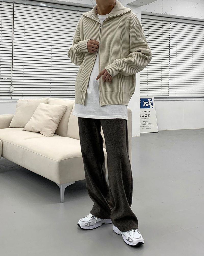 ブラーワイドパンツ