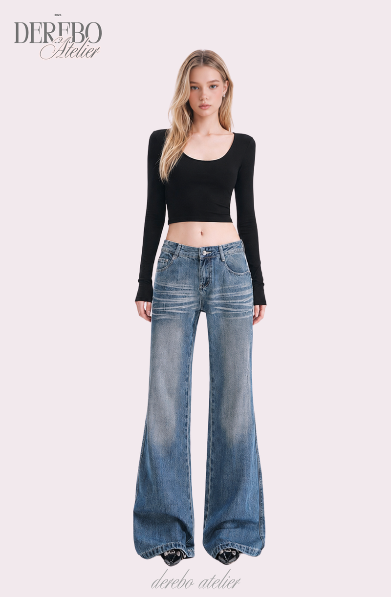 Days Light blue long fit denim pants