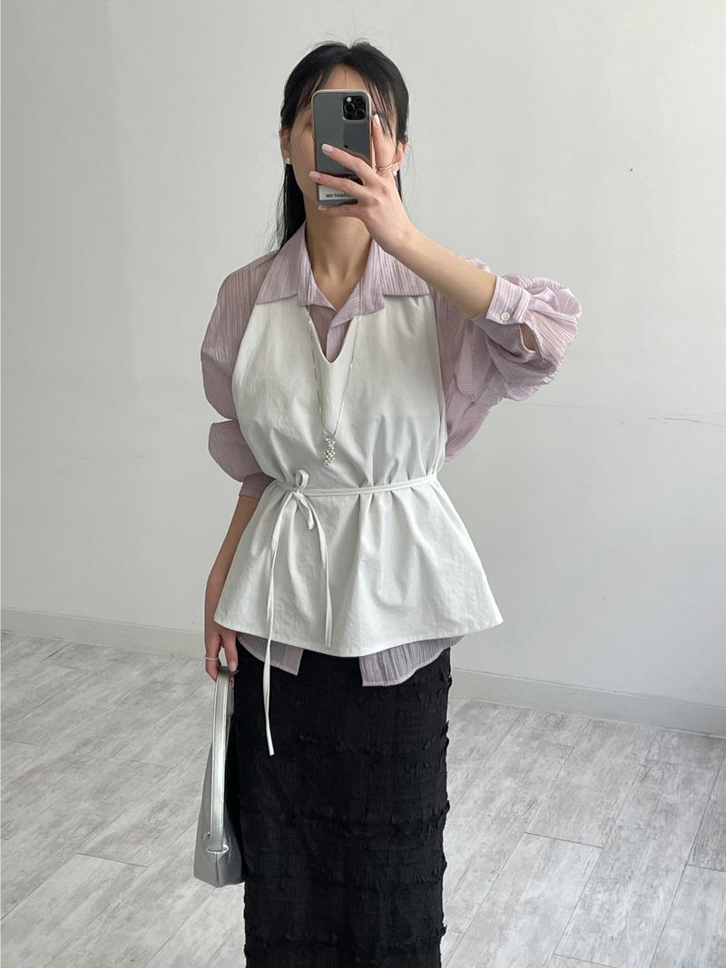 INCHANT ME(インチャントミー)の「Catch Halterneck Strap Vest(Tops)」