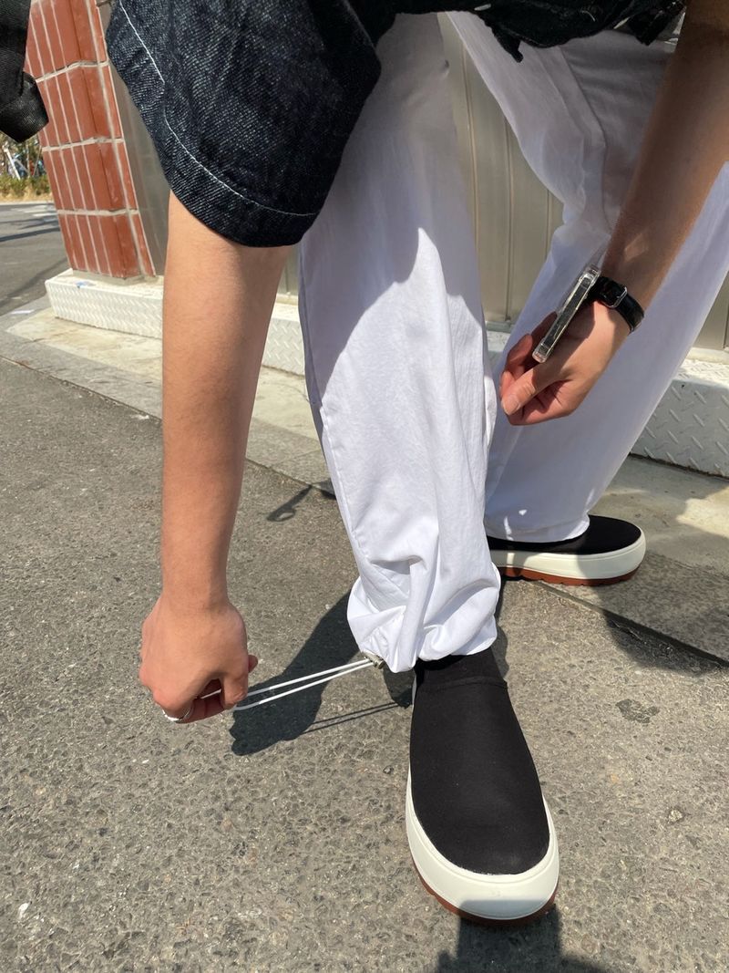 LINEN WESTERN DENIM HALF SHITRS(2COLOR)