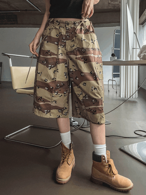 ULAN(ユレン)の「Lip cargo stopper Bermuda pants(Pants)」