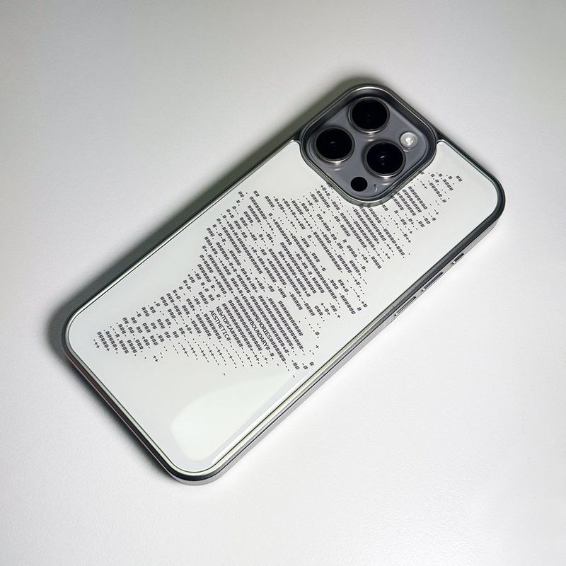 NTA Conchgeist_ASCII CORE_006 Phone Case (SV_White)