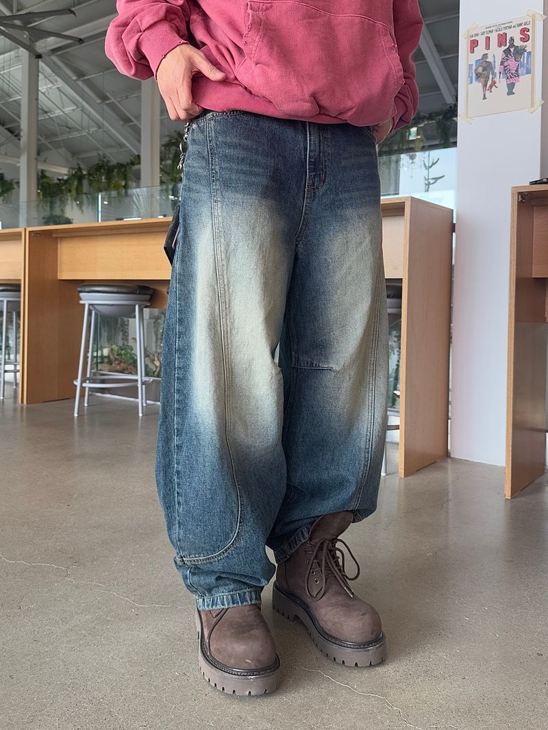 Prine Cut Curved Denim (No.840)