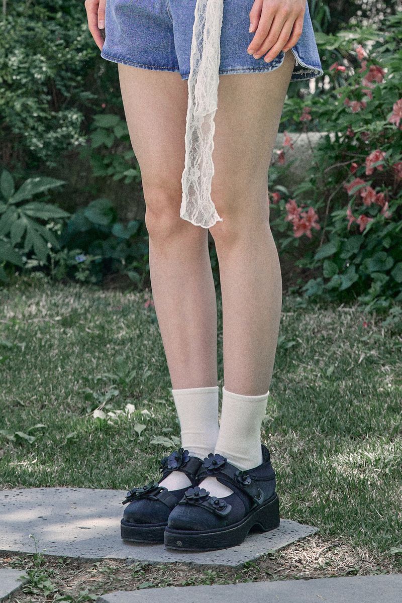 FLOWER PLATFORM SANDAL