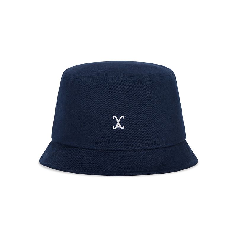 VA Curved Logo Short Visor Bucket Hat / Navy
