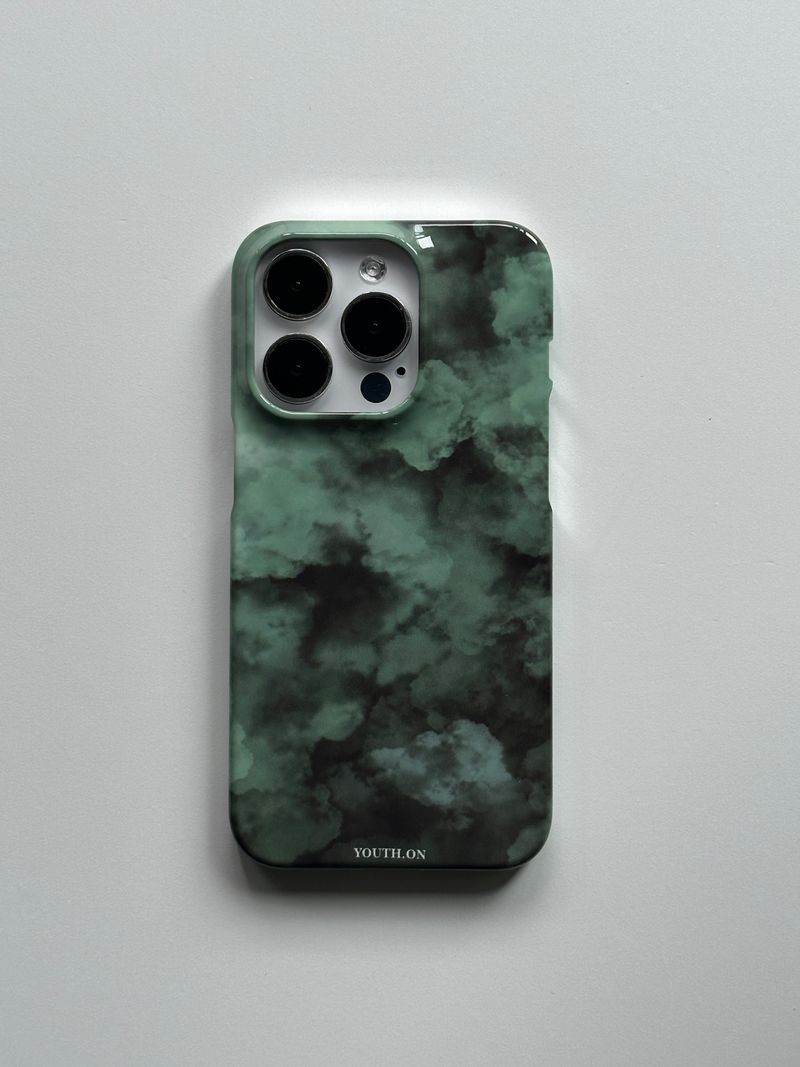 youth on(ユース オン)の「ink cloud case (green)(Smartphone Accessories)」