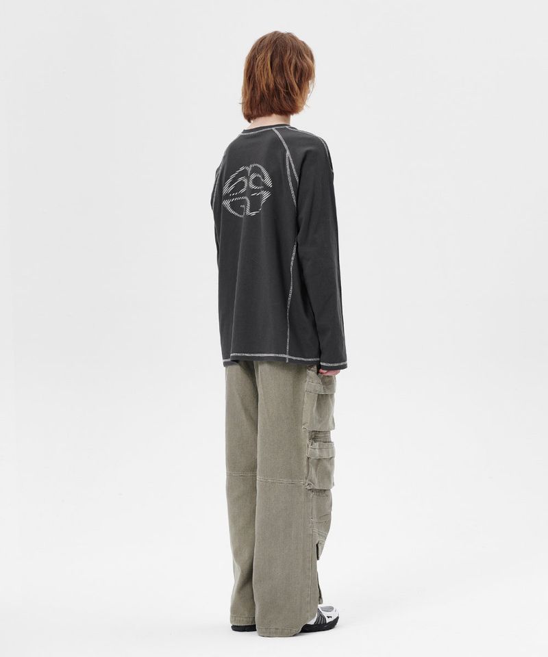 OVERDYED UTILITY PANT