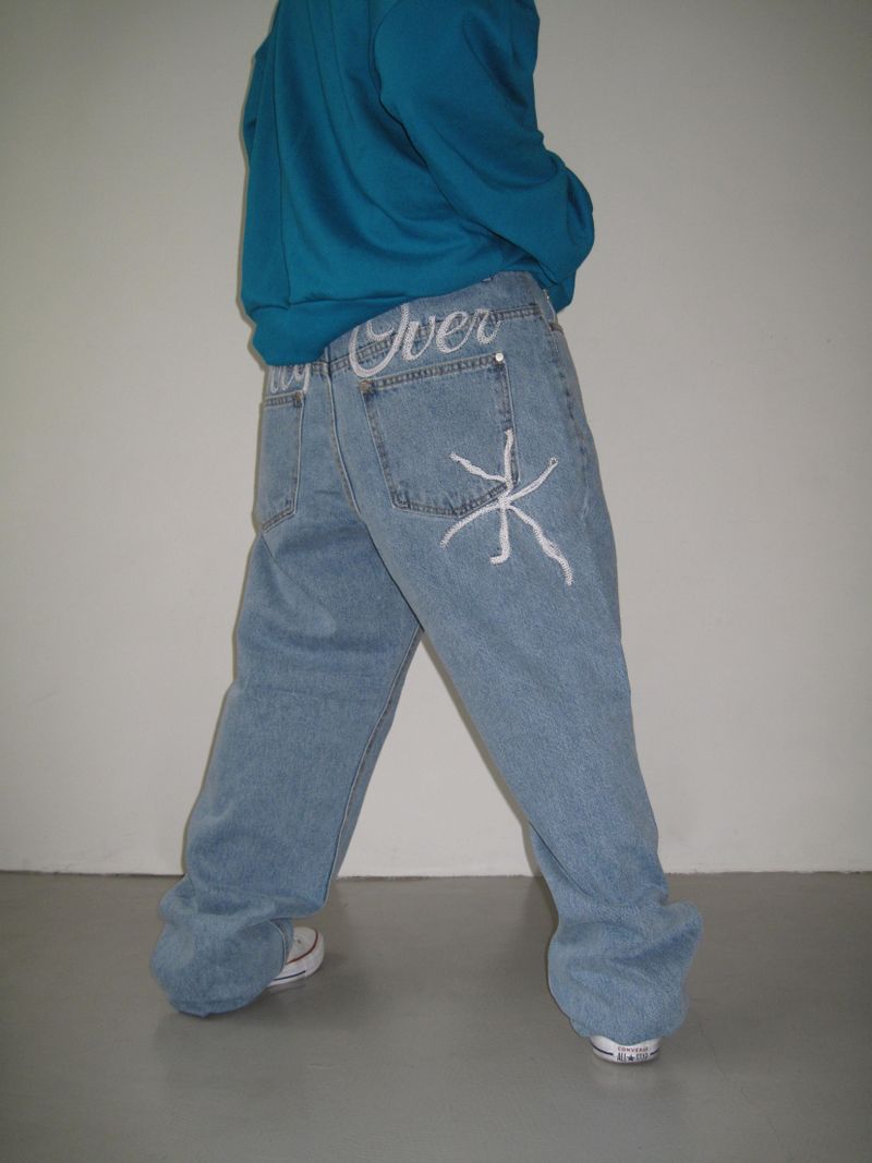 Denim Handle Pants (3c)