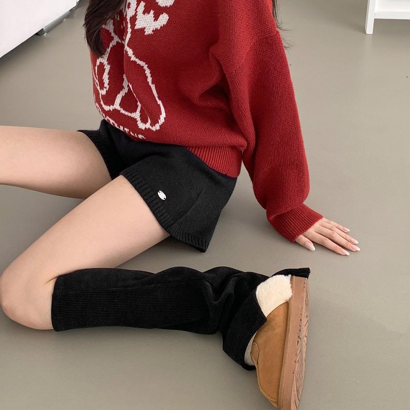 BOKPLACE（ボクプレイス）の「ペンダントウールニットショーツ（パンツ）」