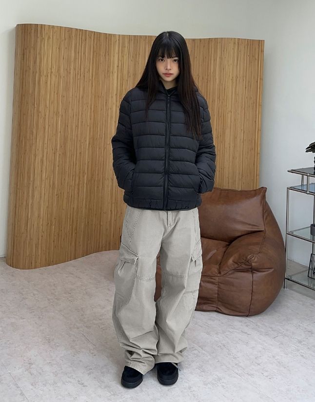 Ferro Camo Button Waffle Hoodie