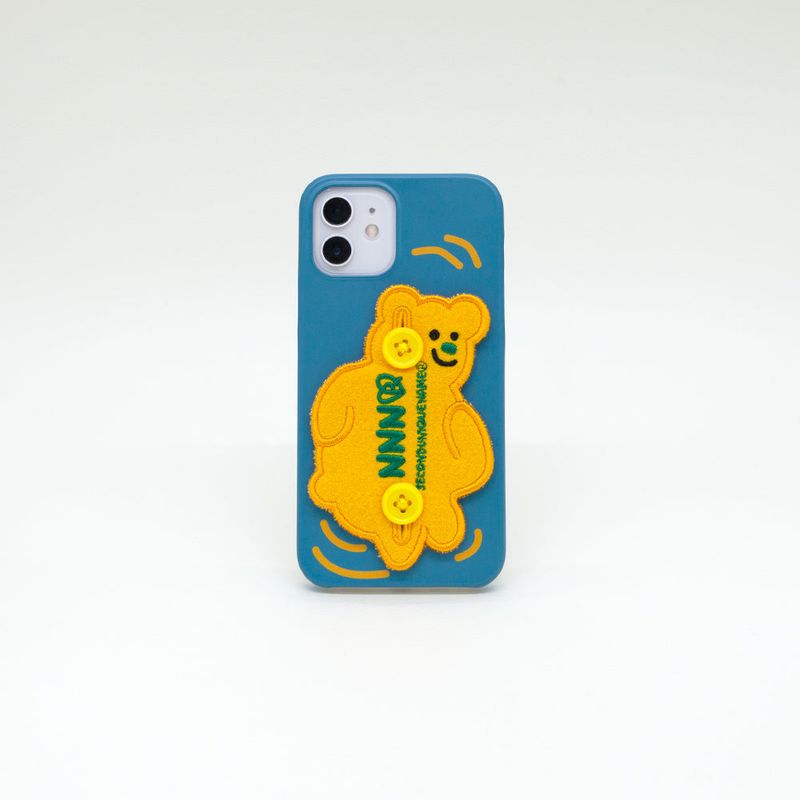 seconduniquename(セカンドユニークネーム)の「SUN CASE ANIMAL PATCH BEAR(Smartphone Accessories)」