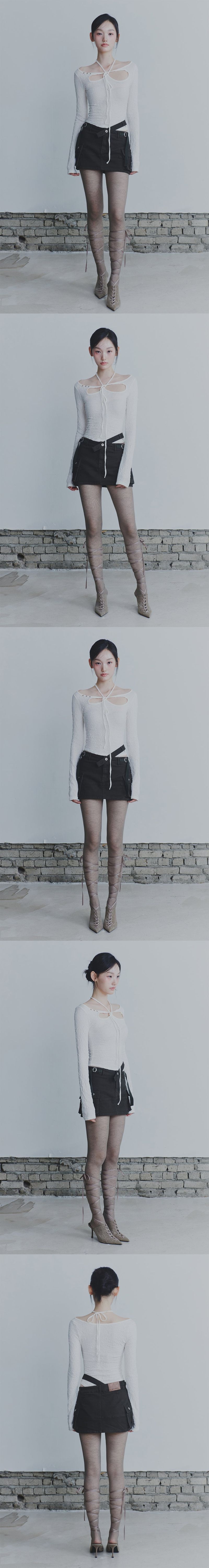 WRINKLED ORCHID TOP ivory