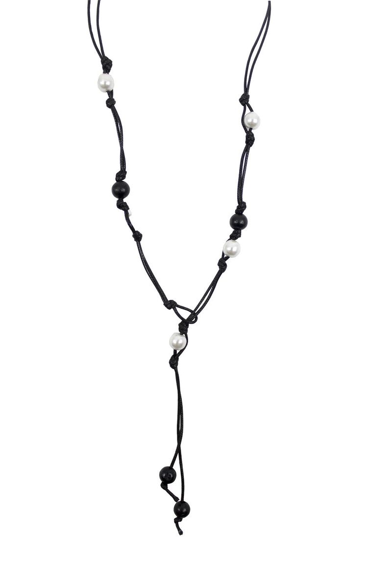 美愛桃源 pearl rope necklace