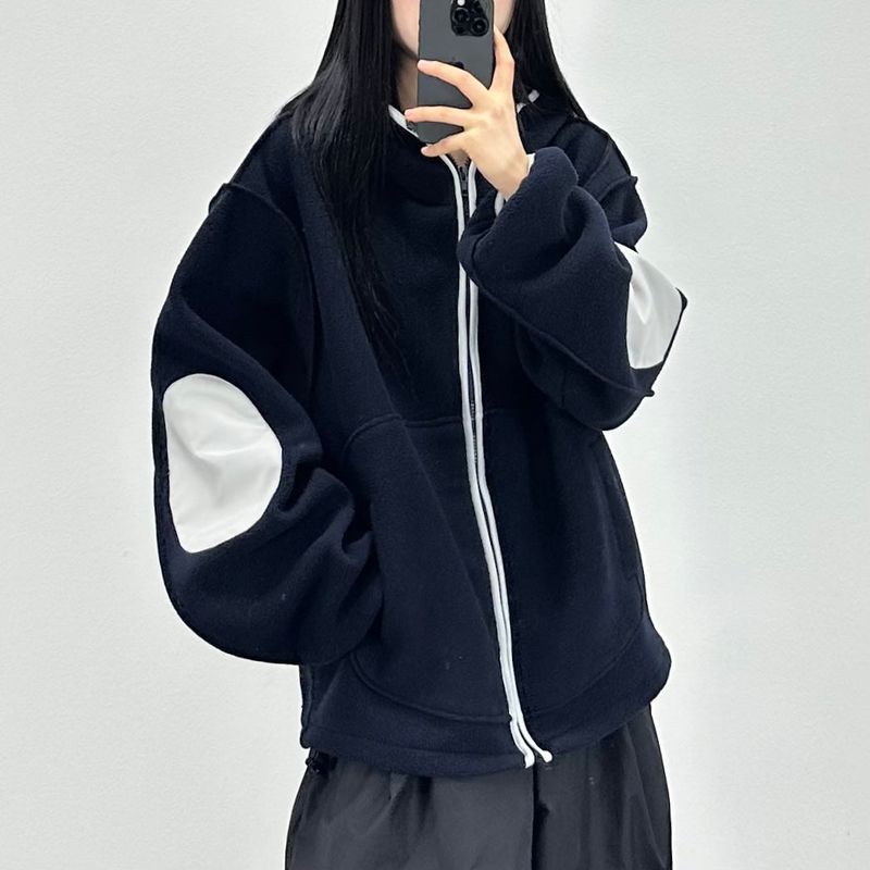 PEARCLAN（ペアクラン）の「reverse elbow fleece zip-up（Jackets/Outerwear）」