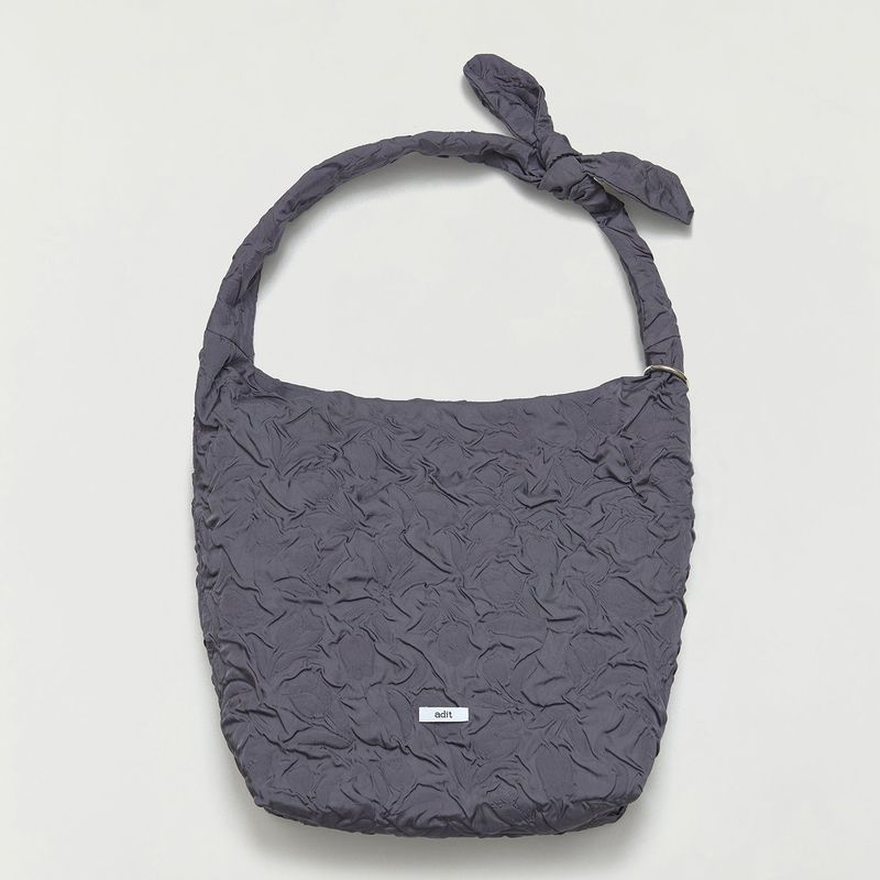Rose knot bag_grey