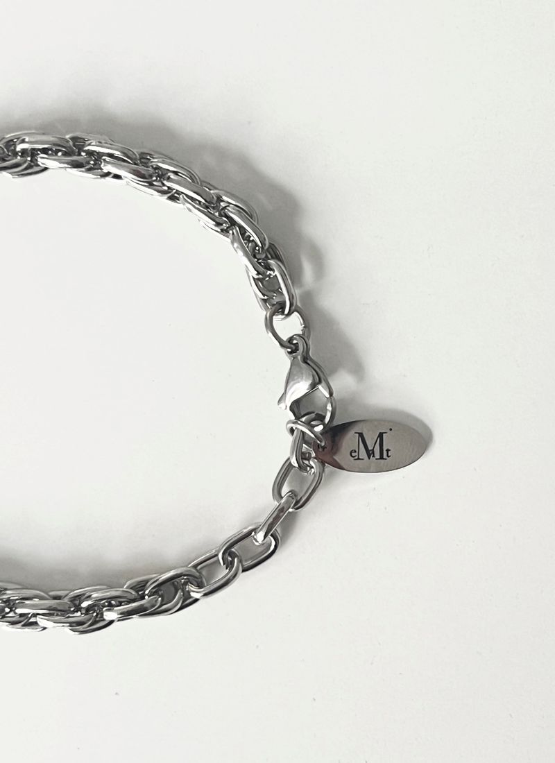MUCENT SIGNATURE TRIPLE BRACELET (Silver)