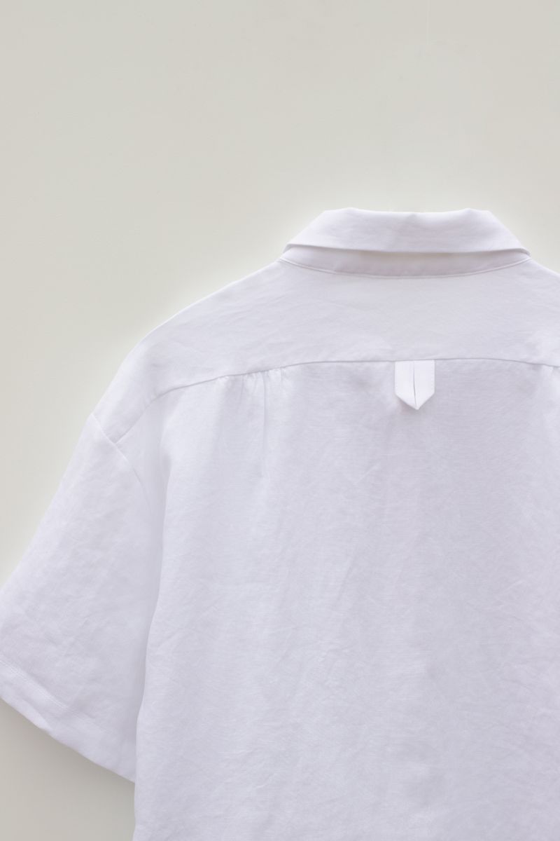 Linen half shirts (Ivory)