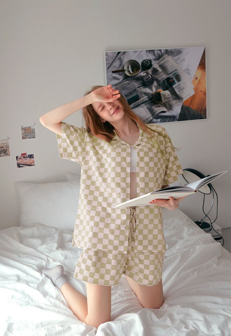 Chilling Pajama Short Set (3 Colors)