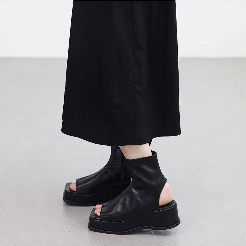 2 3 Open To Ankle Boots