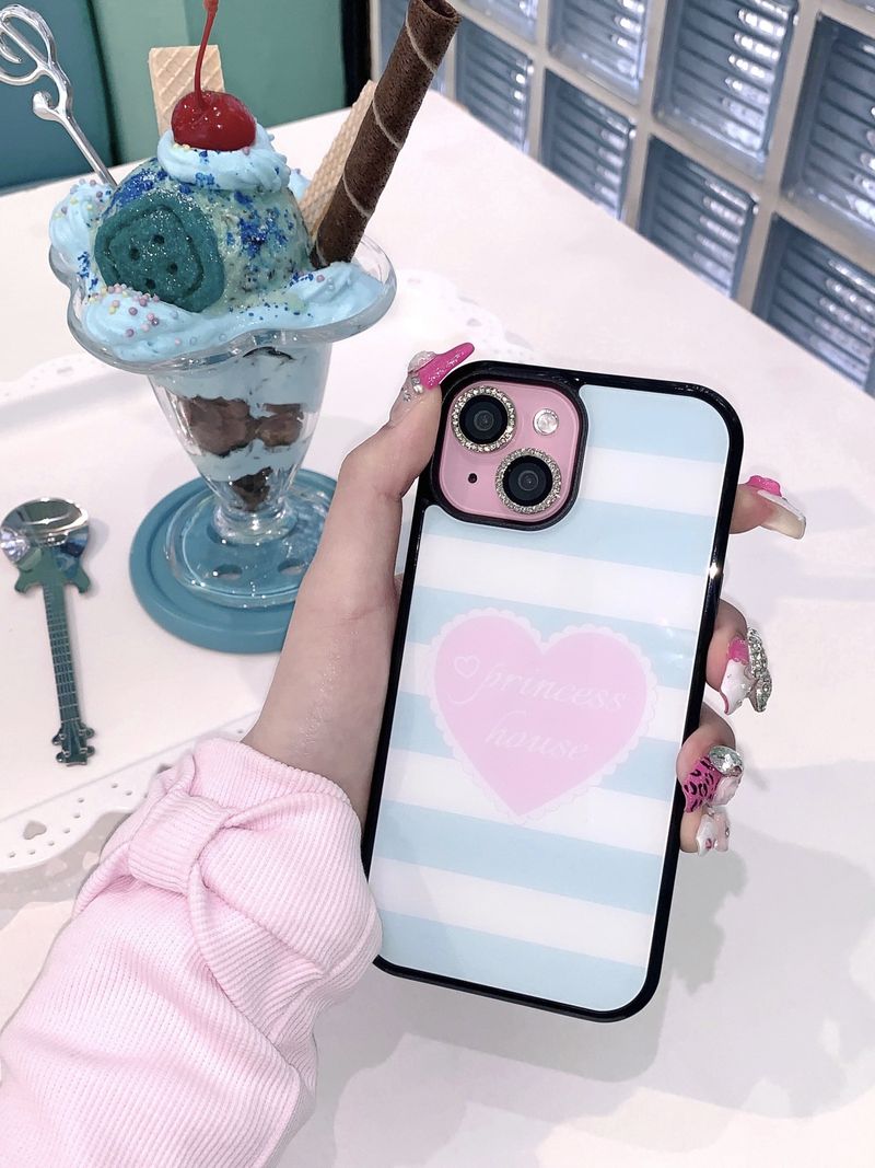 Whipping Stripe phone case - mint - magsafe