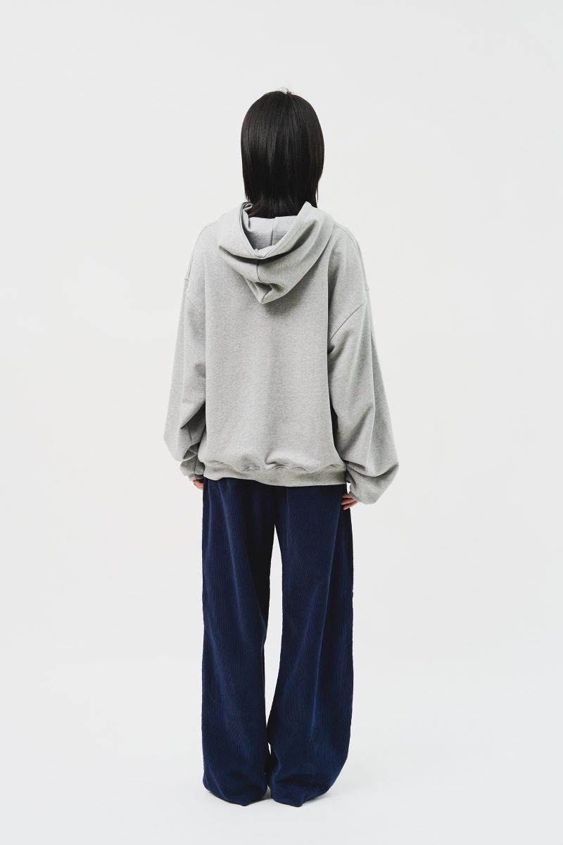 (MADE) Blue Star Softy Hoodie_Grey